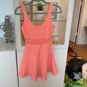 Elizabeth & James hot pink cutout dress size S/P